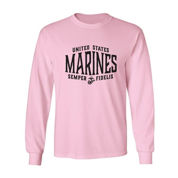 U.S. Marines Semper Fidelis Adult Long Sleeve T-shirt