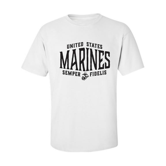 U.S. Marines Semper Fidelis Adult Short Sleeve T-shirt