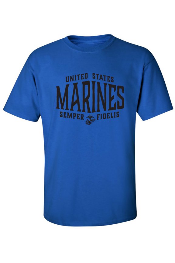 U.S. Marines Semper Fidelis Adult Short Sleeve T-shirt