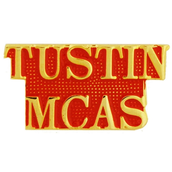 U.S. Marines, "TUSTIN MCAS" Scripted - Officially Licensed, Collectible Enamel Lapel Pin - 1 Inch