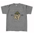thumbnail image 1 of U.S. Marines USMC Retro Bulldog Mascot Short Sleeve T-Shirt, 1 of 2