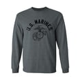 thumbnail image 1 of U.S. Marines Vintage Arch Black Ink Adult Long Sleeve T-shirt, 1 of 3