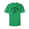 thumbnail image 1 of U.S. Marines Vintage Arch Black Ink Adult Short Sleeve T-shirt, 1 of 4