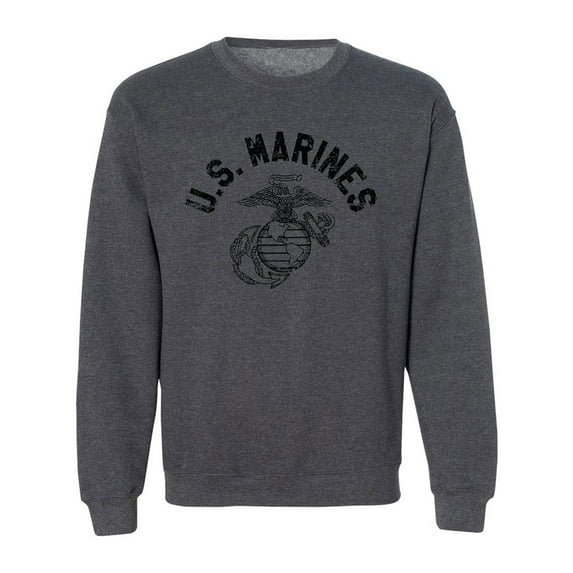 U.S. Marines Vintage Arch Black Ink Crewneck Sweatshirt