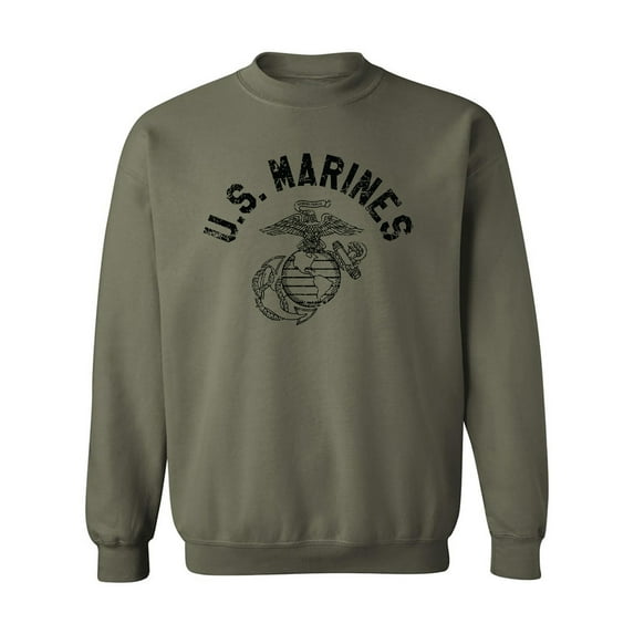 U.S. Marines Vintage Arch Black Ink Crewneck Sweatshirt