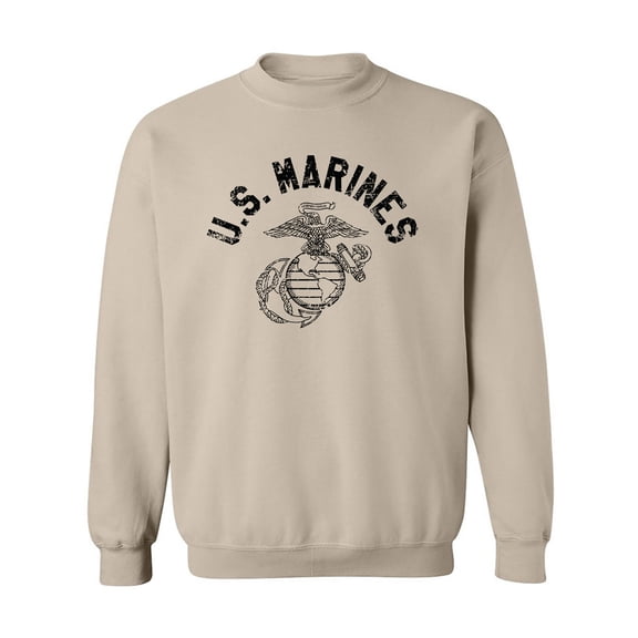 U.S. Marines Vintage Arch Black Ink Crewneck Sweatshirt