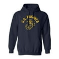 thumbnail image 1 of U.S. Marines Vintage Arch Gold Ink Adult Hooded Sweatshirt, 1 of 3