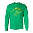 thumbnail image 1 of U.S. Marines Vintage Arch Gold Ink Adult Long Sleeve T-shirt, 1 of 3