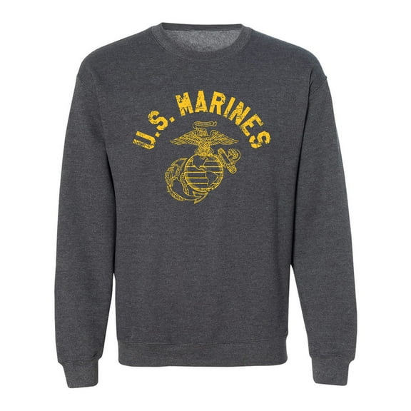 U.S. Marines Vintage Arch Gold Ink Crewneck Sweatshirt