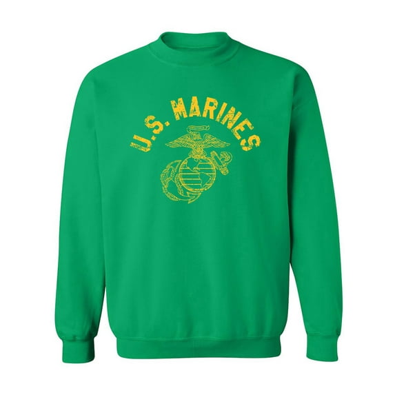 U.S. Marines Vintage Arch Gold Ink Crewneck Sweatshirt