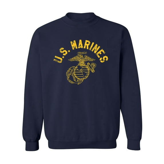 U.S. Marines Vintage Arch Gold Ink Crewneck Sweatshirt