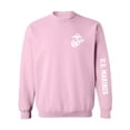thumbnail image 1 of U.S. Marines White Sleeve Print Crewneck Sweatshirt, 1 of 3