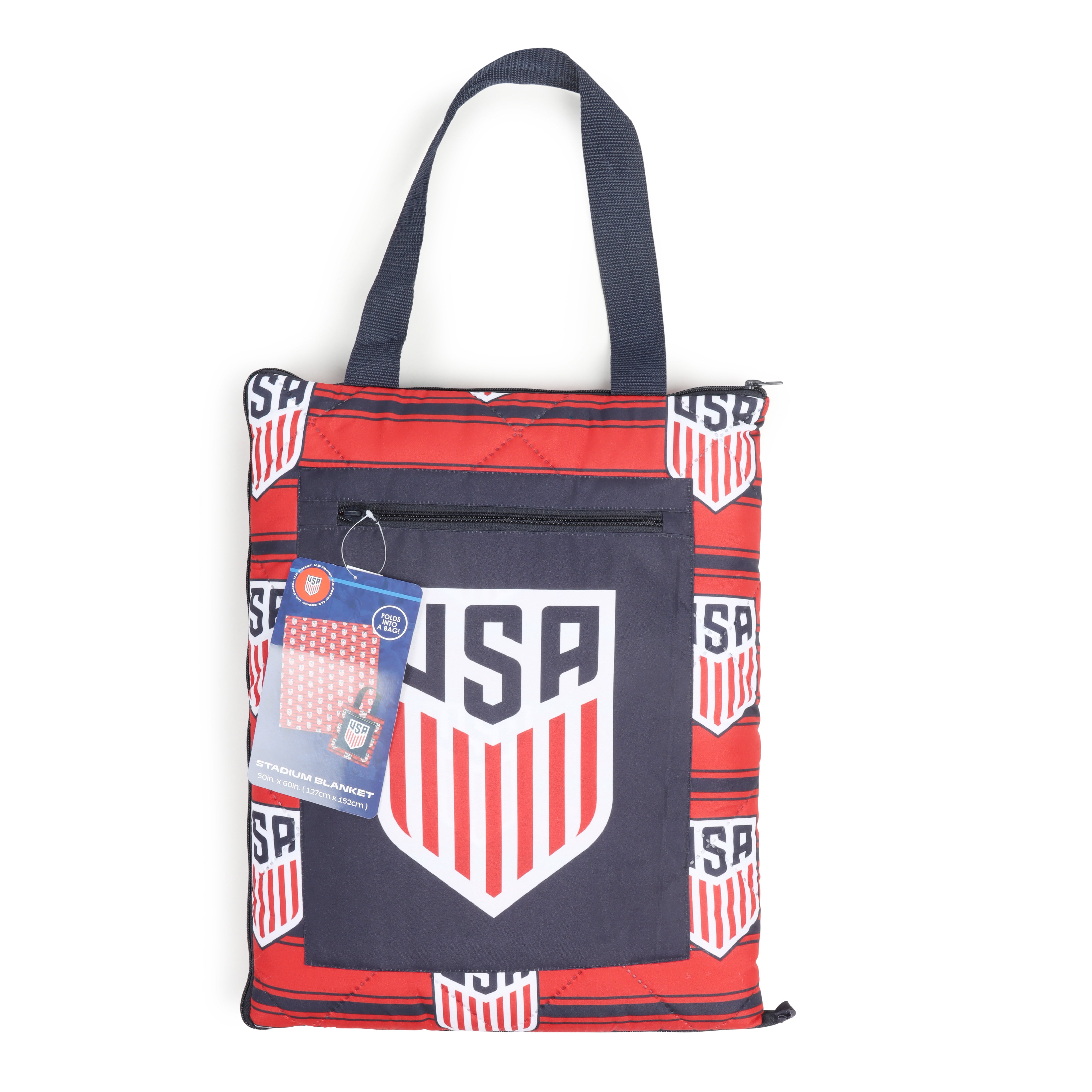 U.S. Mens National Team Red Blue Striped Soccer Stadium Bl