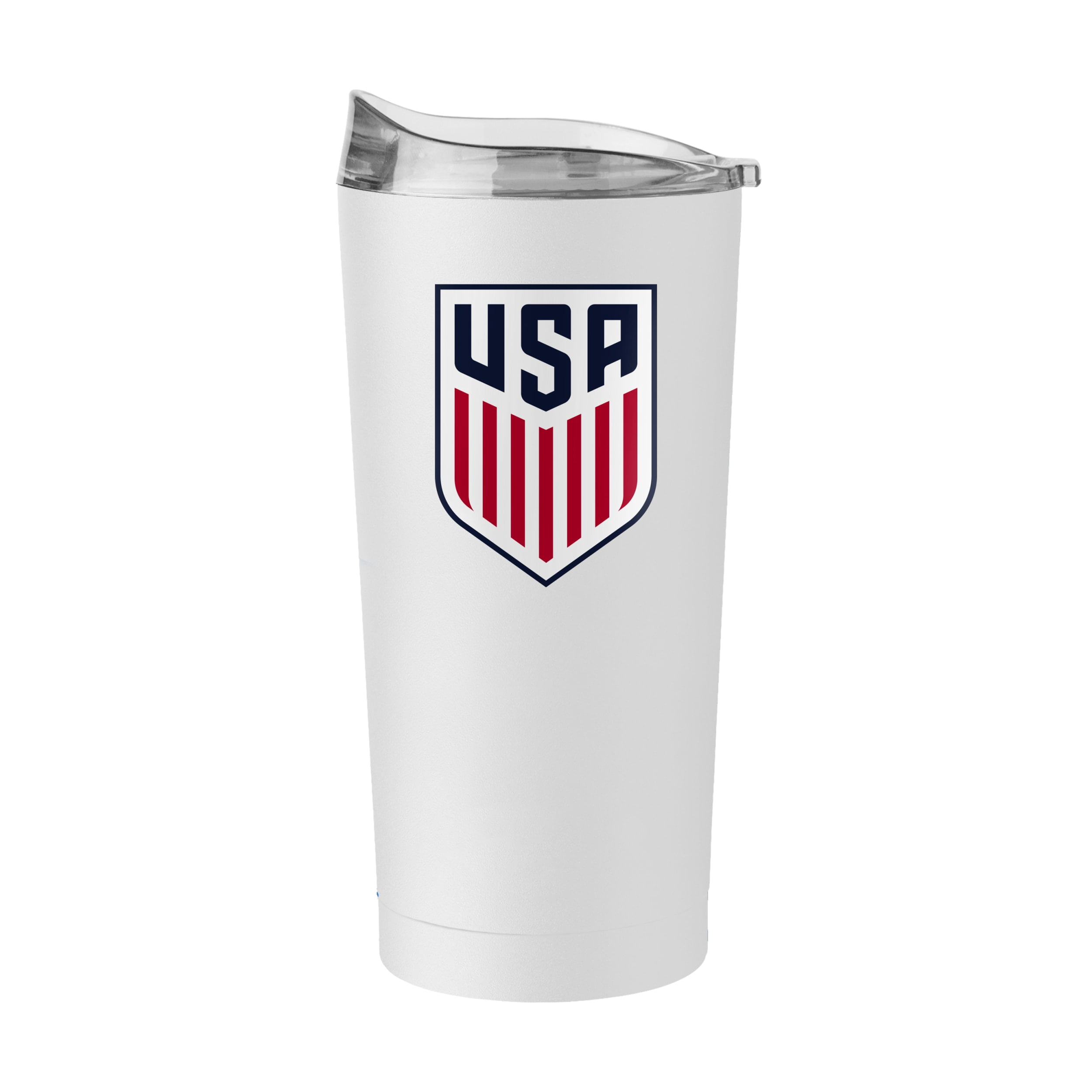 United States Men's National Team USMNT Soccer 20oz White Flipside Powder Coat Tumbler