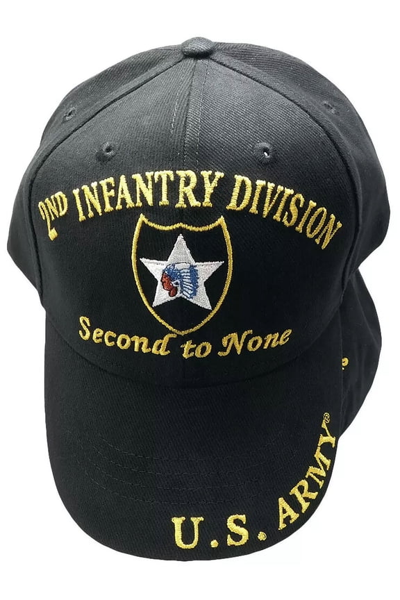 U.S Military Army 2nd Infantry Embroidered Baseball Hat U.S Army Licensed Cap