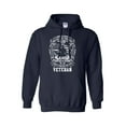 thumbnail image 1 of U.S Military Blood Sweat & Tears Veteran Hooded Sweatshirt-Navy-xl, 1 of 4