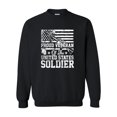 thumbnail image 1 of U.S Military Proud Veteran of the United States Soldier Unisex Crewneck Sweatshirt-Black-large, 1 of 4