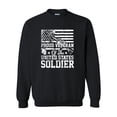 thumbnail image 1 of U.S Military Proud Veteran of the United States Soldier Unisex Crewneck Sweatshirt-Black-xxxl, 1 of 4