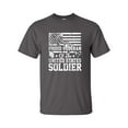 thumbnail image 1 of U.S Military Proud Veteran of the United States Soldier Unisex Short Sleeve T-shirt-Charcoal-large, 1 of 4