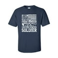 thumbnail image 1 of U.S Military Proud Veteran of the United States Soldier Unisex Short Sleeve T-shirt-Navy-medium, 1 of 4