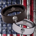 thumbnail image 1 of U.S. Military Skull Tungsten Carbide Ring, 1 of 7