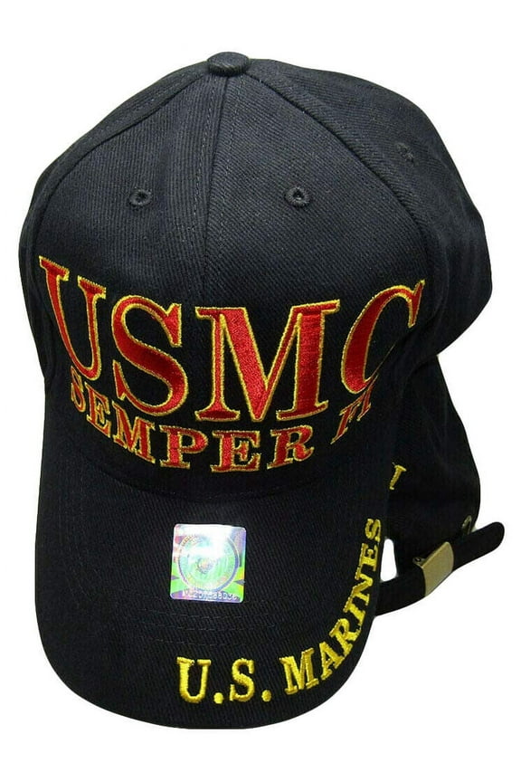 U.S Military USMC Semper Fi Embroidered Baseball Hat U.S Marines Licensed Cap