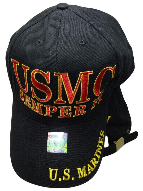 U.S Military USMC Semper Fi Embroidered Baseball Hat U.S Marines Licensed Cap