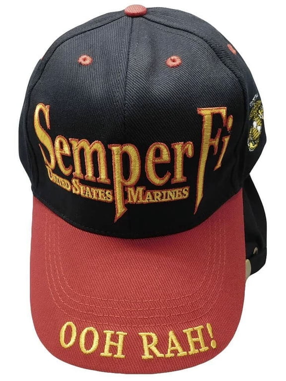 U.S Military USMC Semper Fi Embroidered Baseball Hat U.S Marines Licensed Cap