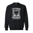 thumbnail image 1 of U.S Military Veteran Don't Thank Me Thank My Brothers  Unisex Crewneck Sweatshirt-Black-xxl, 1 of 4