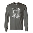 thumbnail image 1 of U.S Military Veteran Don't Thank Me Thank My Brothers  Unisex Long Sleeve T-shirt-Charcoal-5xl, 1 of 4