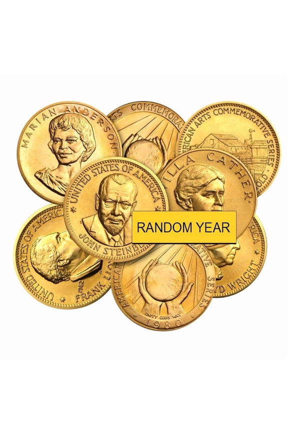U.S. Mint 1/2 oz Gold Commemorative Arts Medal (Random Year)