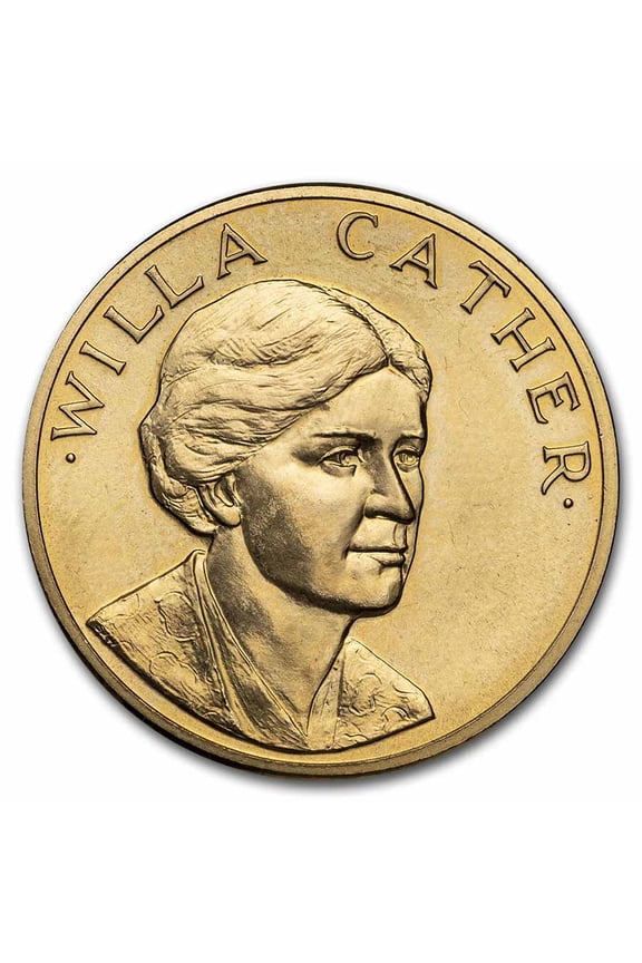 1/2 oz Gold Commemorative Arts Medal Willa Cather