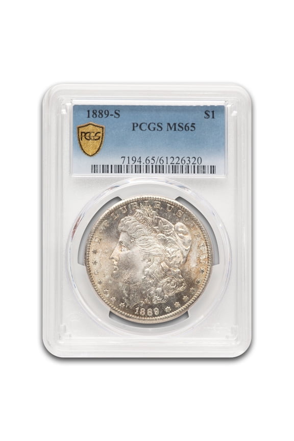 1889-S Morgan Silver Dollar 7734 oz MS-65 PCGS Precious Metals