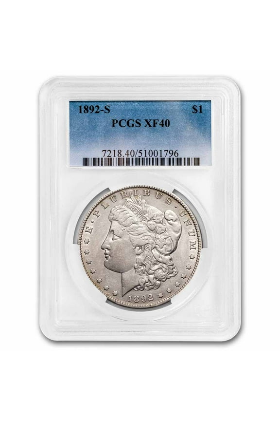 1892-S Morgan Silver Dollar XF-40 Coin, .7734 oz Silver
