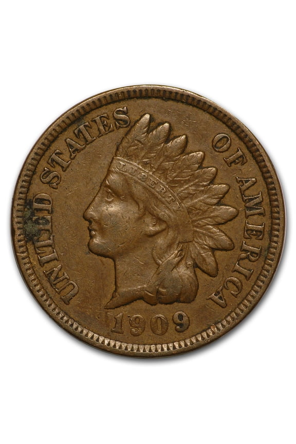 1909 Indian Head Cent Collectable Coins Precious Metals, XF, 95% Copper