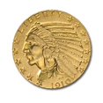 thumbnail image 1 of U.S. Mint 1910 $5 Indian Gold Half Eagle, About Uncirculated (AU), Collectible Coin, Gold, 1 of 2