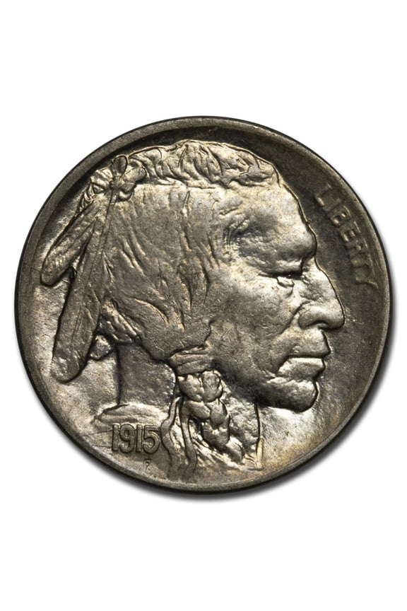 1915-D Buffalo Nickel, James Earle Fraser Design, Uncirculated, Precious Metals, Silver