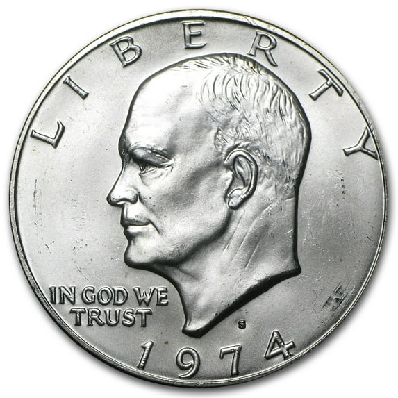 U.S. Mint 1974-S Silver Eisenhower Dollar BU Coin
