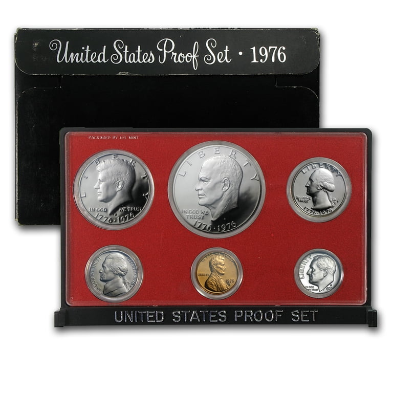 U.S. Mint, 1976 U.S. Proof Set, Bicentennial Coins with Proof