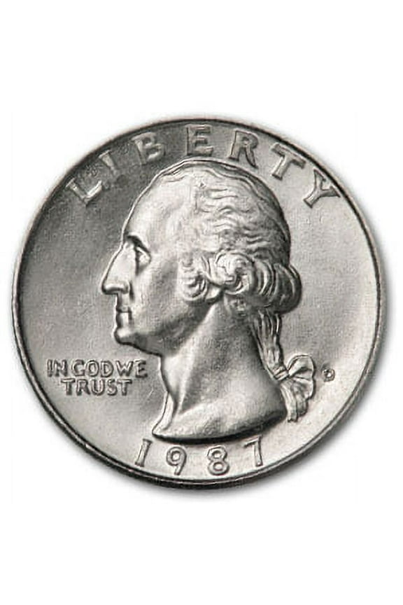 1987-D Washington Quarter, Uncirculated Clad Coin