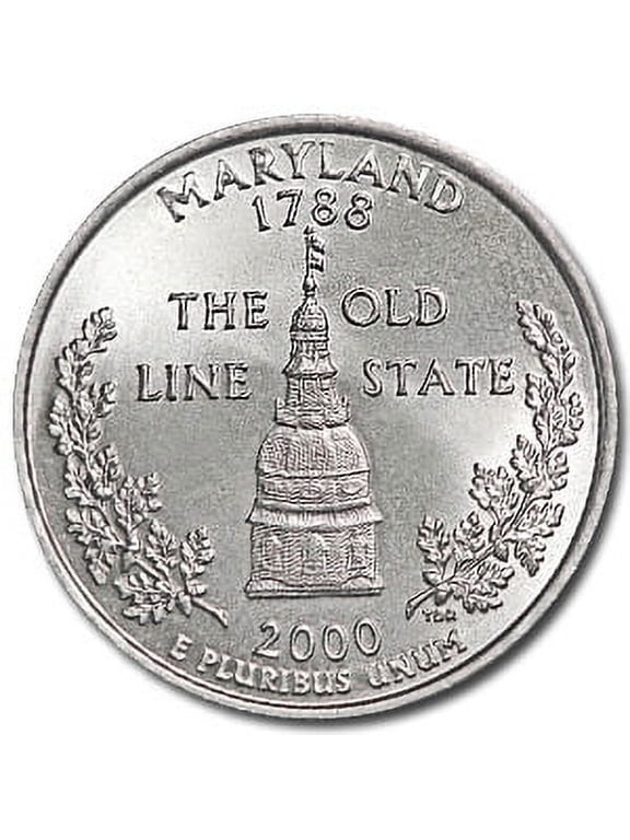 2000-D Precious Metals Maryland State Quarter, Copper/Nickel