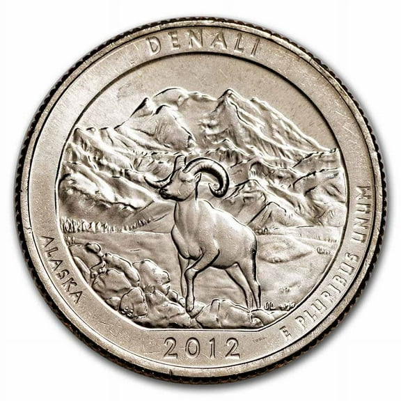 U.S. Mint 2012-P Denali National Park Quarter, Brilliant Uncirculated Coin