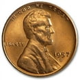 thumbnail image 1 of U.S. Mint Collectable 1957-D Lincoln Cent Coin, (Red), 1 of 2