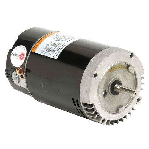 U.S. Motors ASB128 56 J-Frame C-Flange Single Speed 1HP Full Rated Pool and Spa Motor