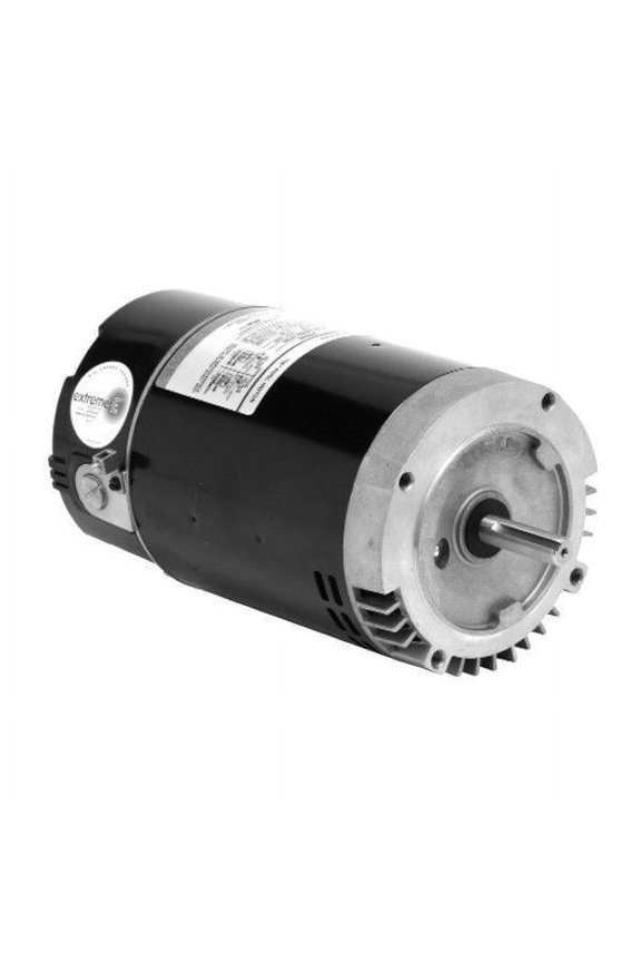 Emerson 56C C-Flange 1-Speed 3/4HP Full Rated Keyed Shaft Pool and Spa Motor ASB634
