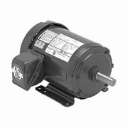 Three-Phase General Purpose Motor, 2 HP, 145T Frame, 208-230/460V AC Voltage, 13 in Overall Length