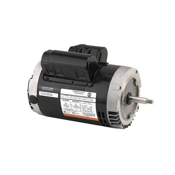 U.S. Motors Motor,1/2 HP,56J Frame,Single Phase EU0502B