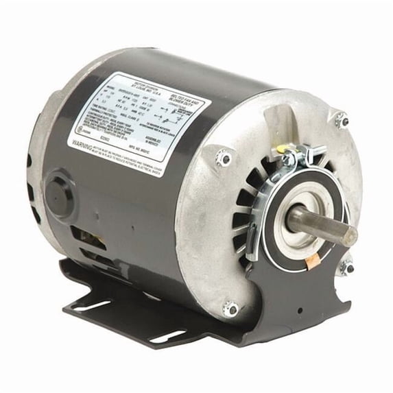 Split-Phase Belt Drive Motor, 1/3 HP, 48Z Frame, 115/208-230V AC Voltage, 1,725 Nameplate RPM