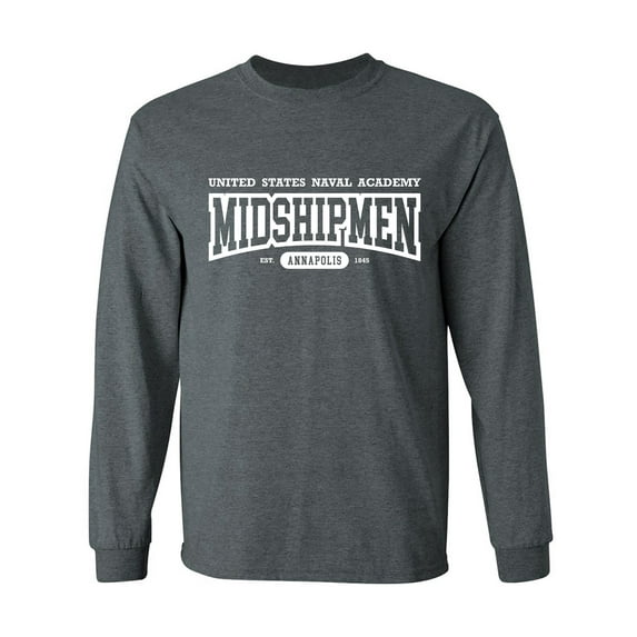U.S. Naval Academy Midshipmen Adult Long Sleeve T-shirt