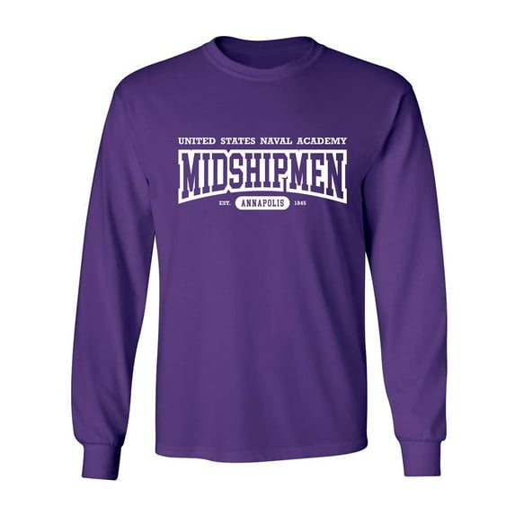 U.S. Naval Academy Midshipmen Adult Long Sleeve T-shirt